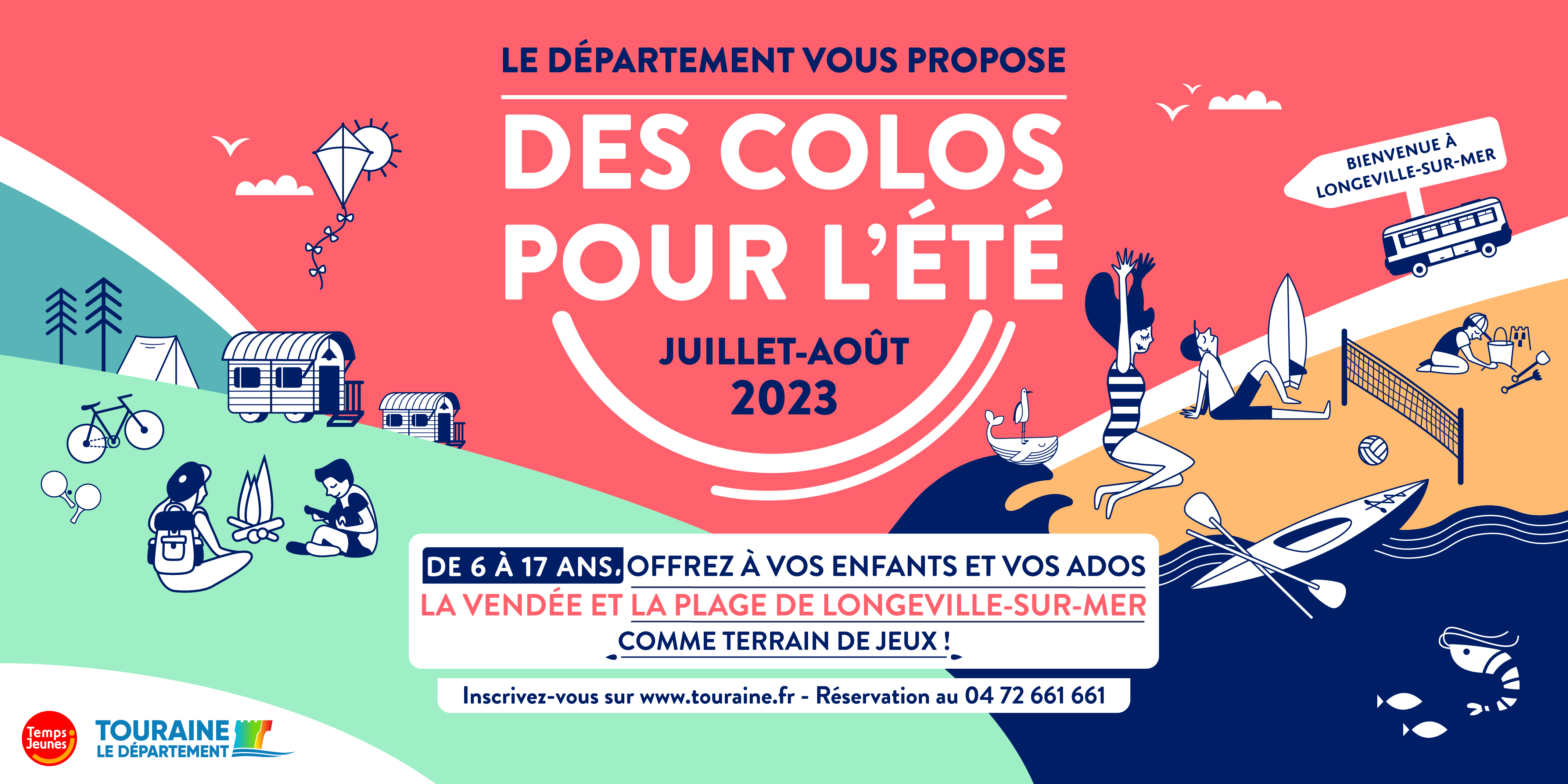 Cet été, je pars en colonies de vacances avec le Département d’Indre-et-Loire !