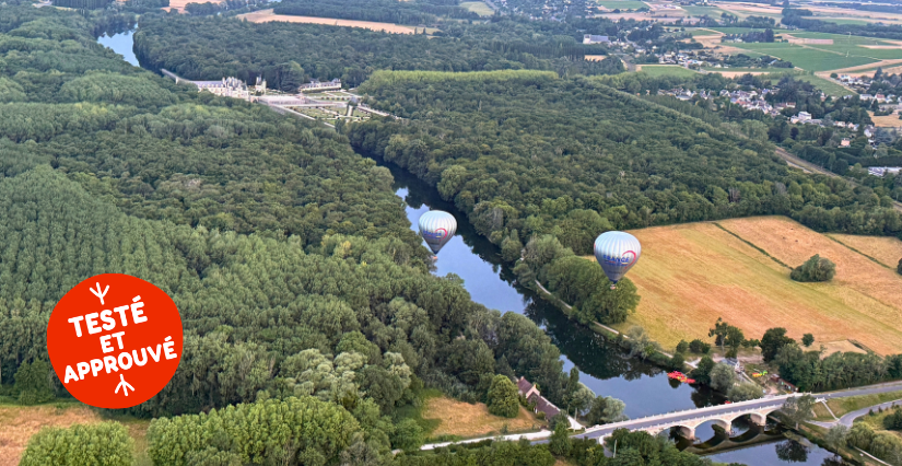 France montgolfières dans la Vallée de la Loire