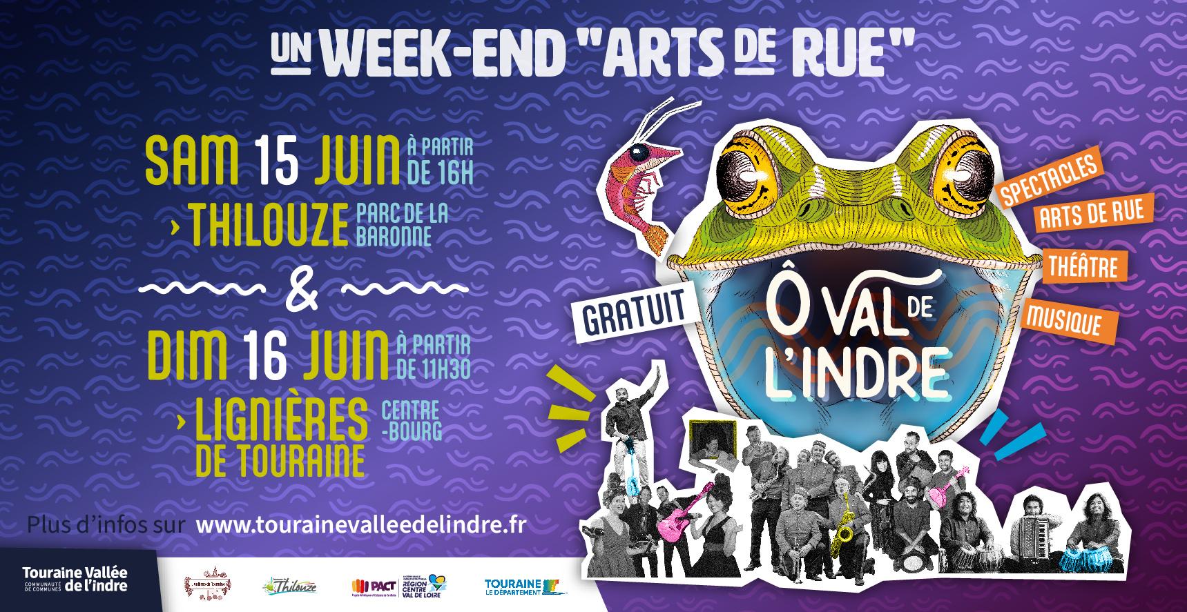 Festival Ô Val de l'Indre : un week-end "Arts de rue" en famille 