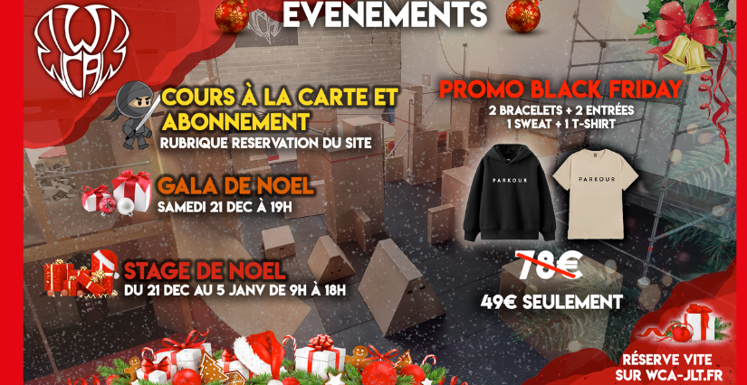 En décembre à la West Coast Academy : Gala de Noël, stages, cours et sessions à la carte