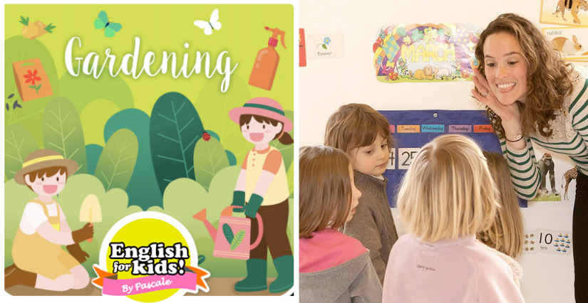 Stage d'anglais "GARDENING" pendant les vacances chez English for kids ! by Pascale, à Tours