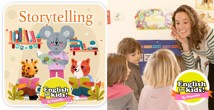 Stage d'anglais "STORY TELLING" pendant les vacances chez English for Kids ! by Pascale, à Tours