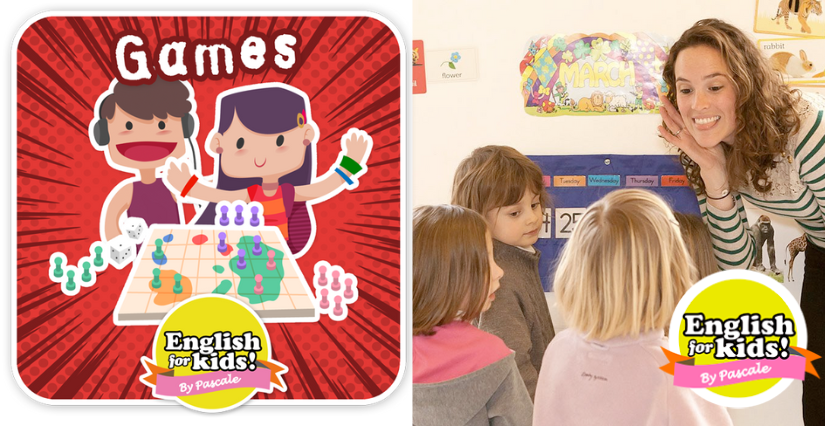 Nouveau : stage d'anglais "GAMES" pendant les vacances chez English for Kids ! by Pascale, à Tours