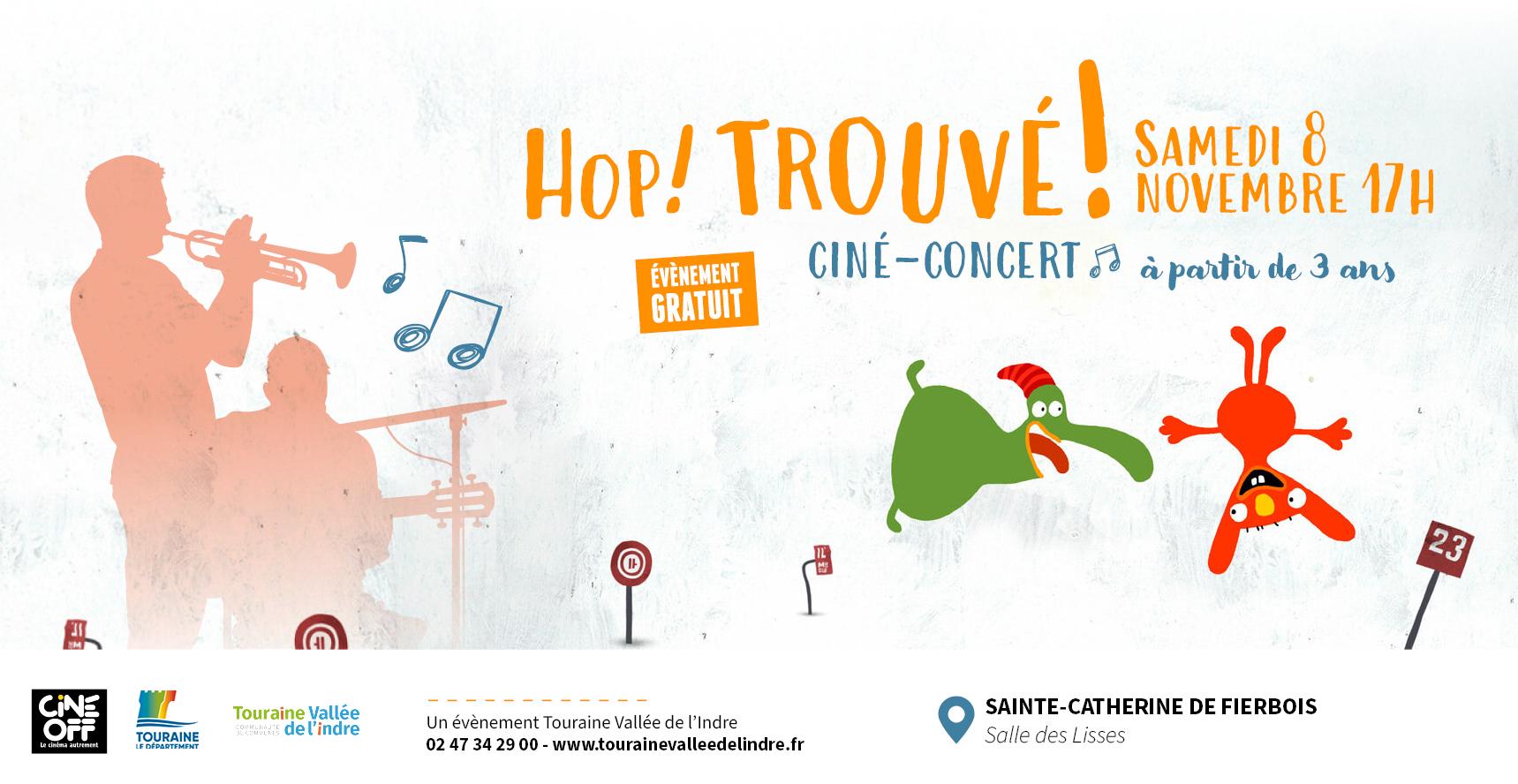 Hop! Tourvé! Ciné-concert gratuit à partir de 3 ans à Sainte-Catherine de Fierbois