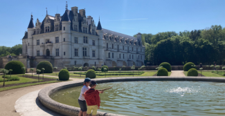 Visite du Château de Chenonceau en famille, à Chenonceaux (30 km de à l'Est de Tours)