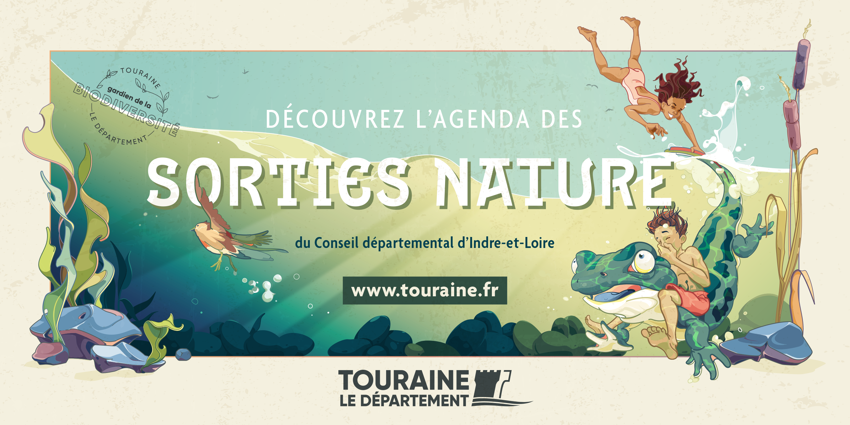 Découvrir, s'émerveiller, s'amuser : les rendez-vous de l'Agenda des Sorties Nature du Conseil Départemental en Indre-et-Loire