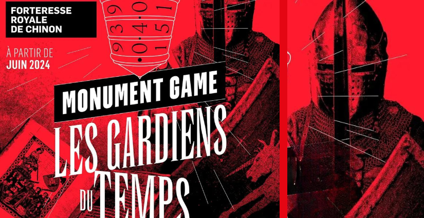le Monument game les gardiens du temps à la Forteresse de Chinon