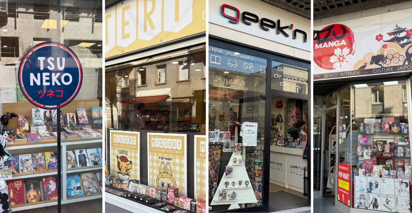 Boutiques rue du commerce à Tours