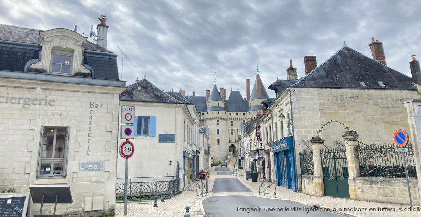 Langeais, une belle ville ligérienne, aux maisons en tuffeau ©kidiklik