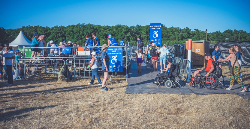 L'accessibilité au festival Terres du son pour tous ©Léa Nivet