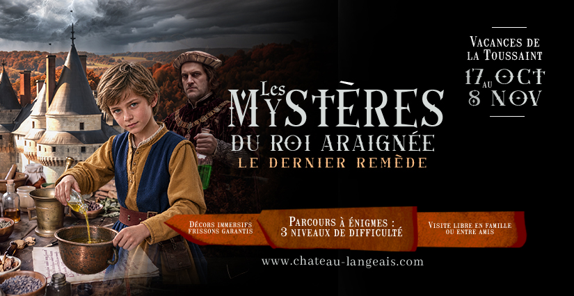 Pour Halloween : « Le Dernier Remède » un parcours à énigmes au château de Langeais