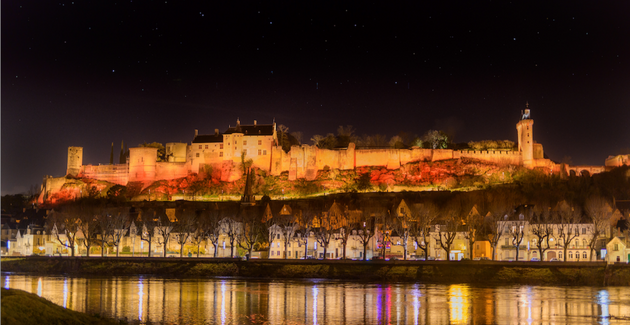 Nocturne exceptionnelle à Forteresse royale de Chinon pour Noël au Pays des châteaux