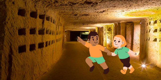 Visite des Grandes Caves Saint Roch Chez Blanc-Foussy à Rochecorbon