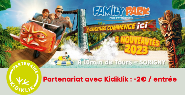 Family Park : plus de 40 attractions en accès illimité pour toute la famille, à Sorigny, 10 min de Tours