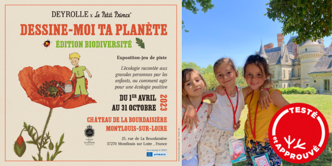 Notre visite de l'exposition "Dessine-moi ta planète" au Château de la Bourdaisière