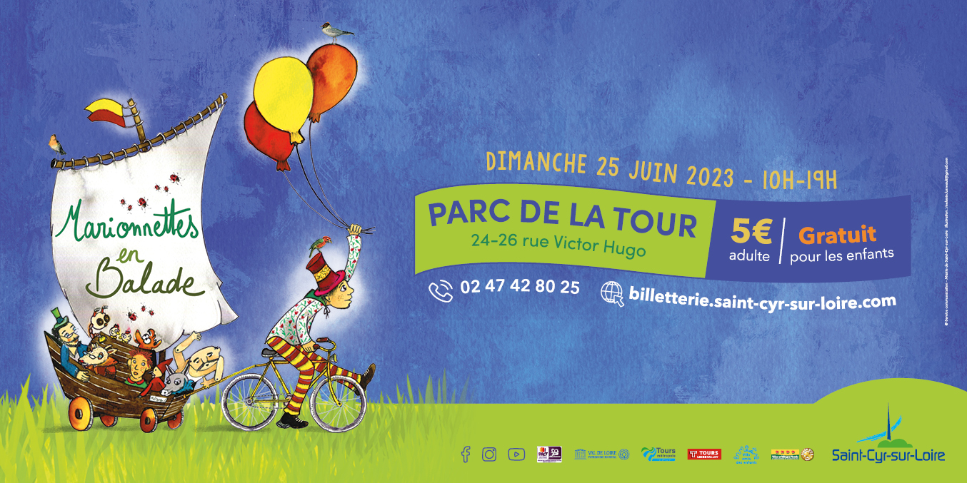 Marionnettes en balades : Un événement familial gratuit pour les enfants à Saint-Cyr-sur-Loire