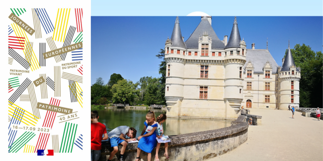 Le Château d'Azay-le-Rideau est gratuit à l'occasion des Journées du Patrimoine !