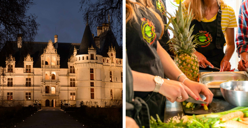 Atelier cuisine de fêtes avec les ados au Château d'Azay-le-Rideau