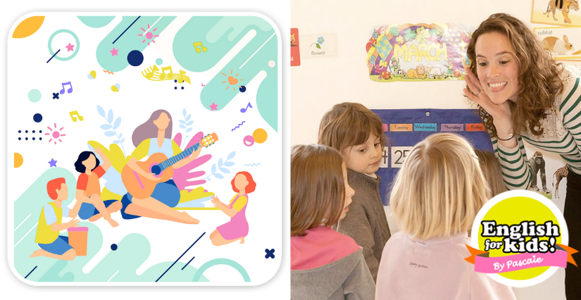 Stage d'anglais "I LOVE MUSIC" pendant les vacances chez English for Kids, à Tours