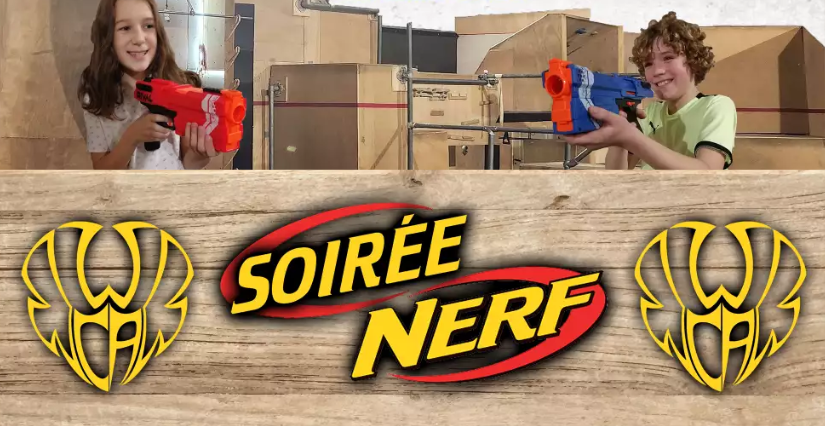 Soirée Nerf pour se défier en famille à la West Coast Academy, Joué-lès-Tours