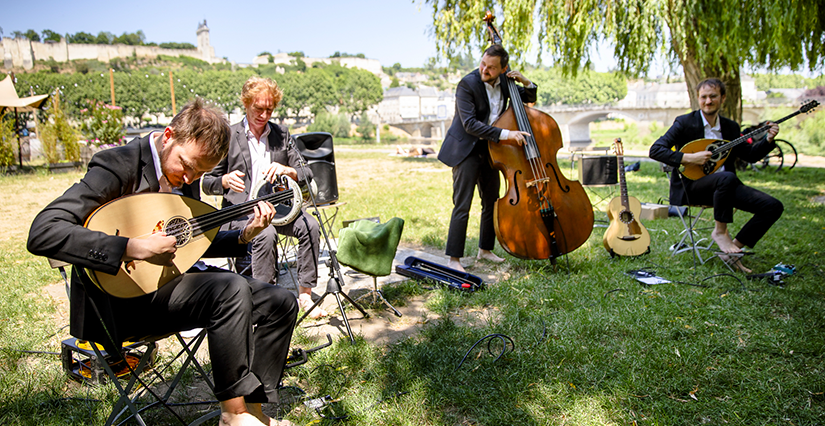 Festival Chinon en Jazz : Concerts gratuits en famille à Chinon avec le Petit Faucheux
