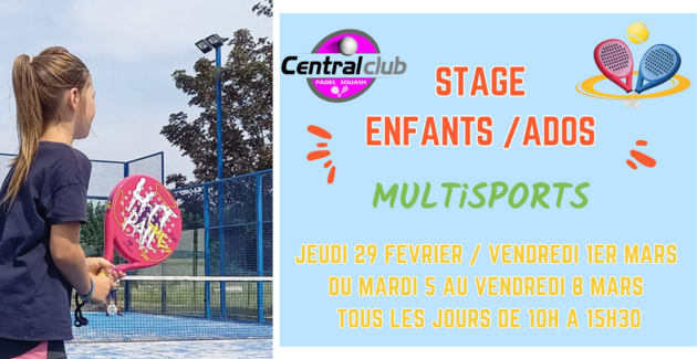 Stage Padel et multisports au Central Club