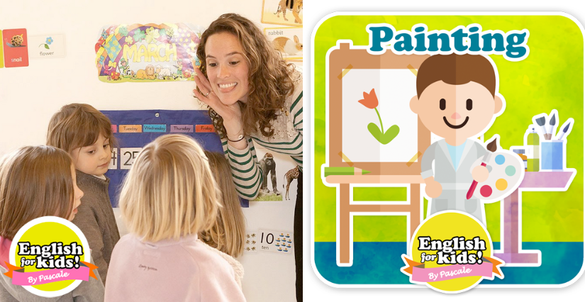  Stage d'anglais "PAINTING" pendant les vacances chez English for Kids, à Tours