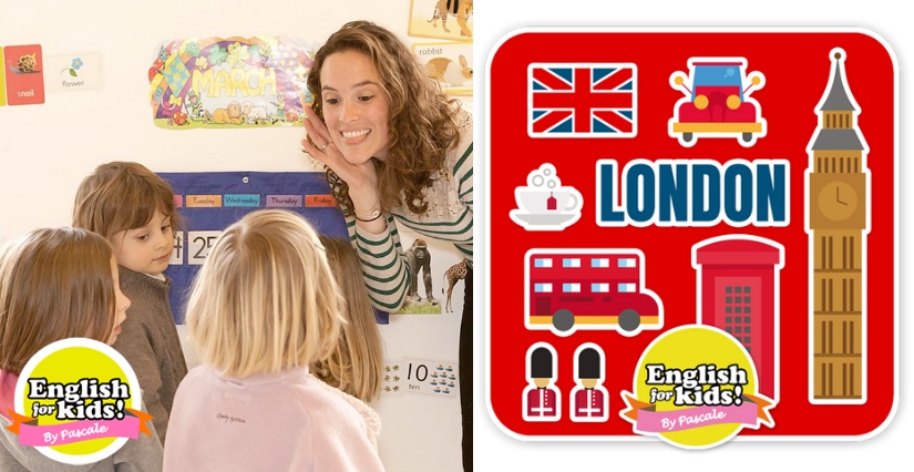 Stage d'anglais "LONDON !" pendant les vacances chez English for Kids ! by Pascale, à Tours