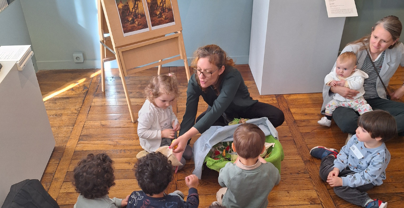 Atelier d'éveil pour les tout-petits au Musée des Beaux-arts de Tours