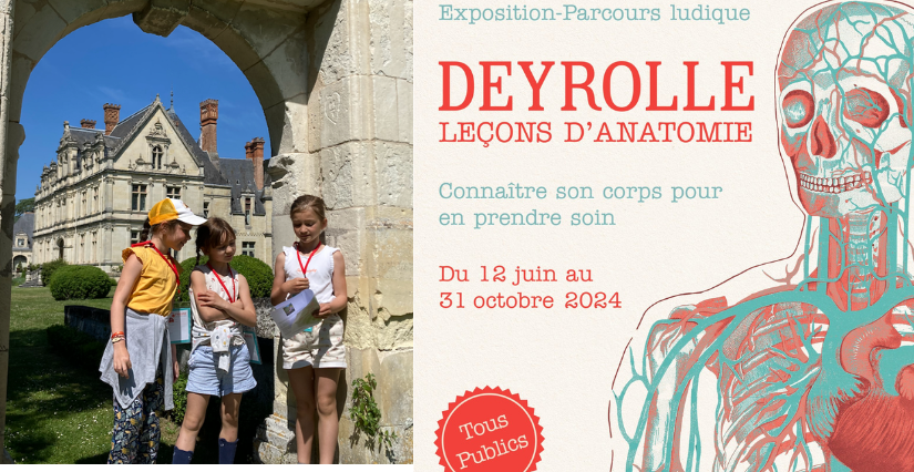 Exposition "Deyrolle, Leçons d’anatomie" au Château de la Bourdaisière à Montlouis-sur-Loire 