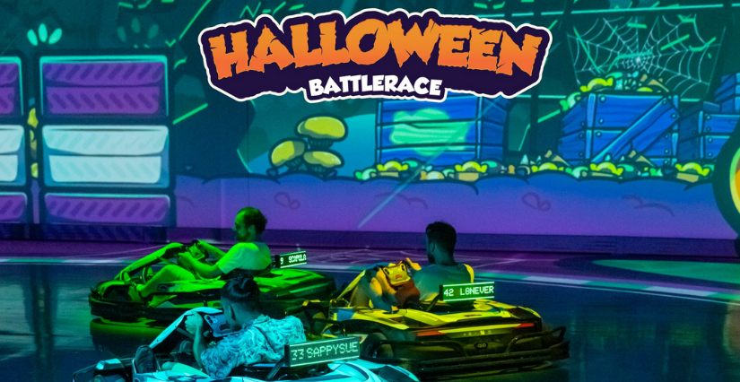 Venez vous éclater à Battlekart Tours dans le décor d'Halloween