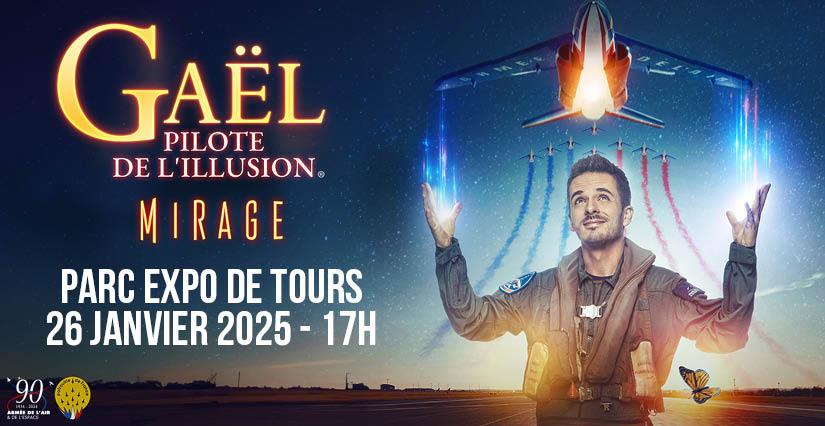 "Mirage" le grand spectacle de magie de Gaël, pilote de l'illusion au Parc des Expo de Tours