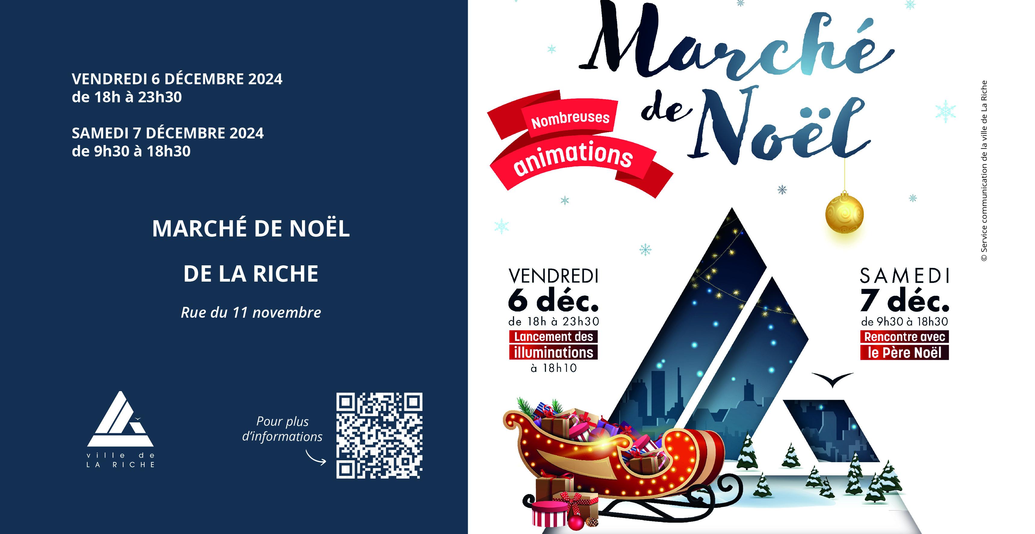 Les festivités de Noël à La Riche : déambulations, spectacles et marché de Noël