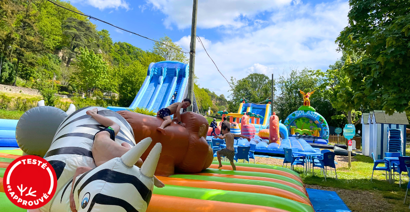 Lulu Parc : Parc d'attractions avec structures gonflables et jeux en extérieur, dès 1 an, à Rochecorbon