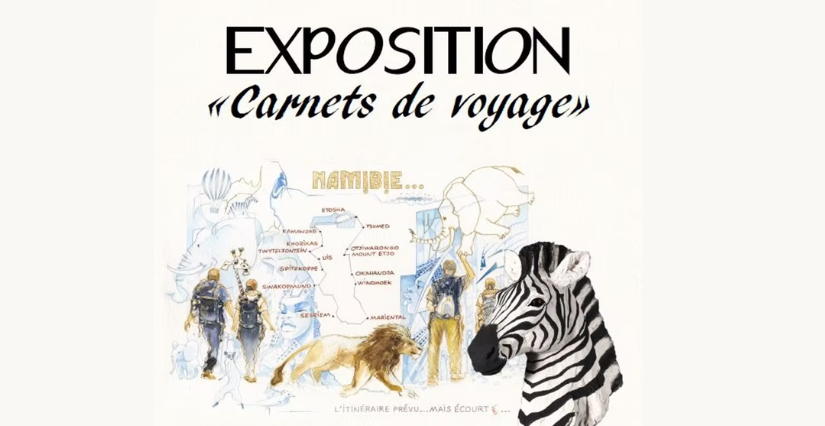 Exposition "Carnets de voyage" à Ballan-Miré