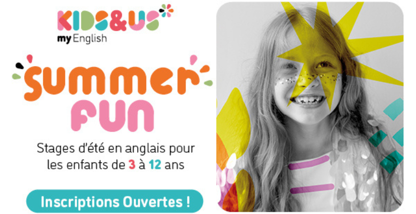 Les Fun Weeks : les stages d'anglais de Kids&Us Tours pour les vacances d'été