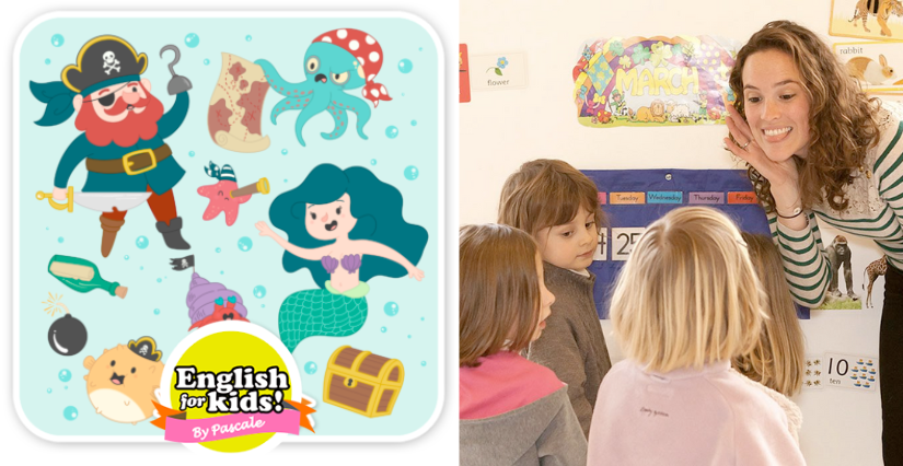Stage d'anglais "Pirates & sirènes" pendant les vacances chez English for Kids ! by Pascale, à Tours