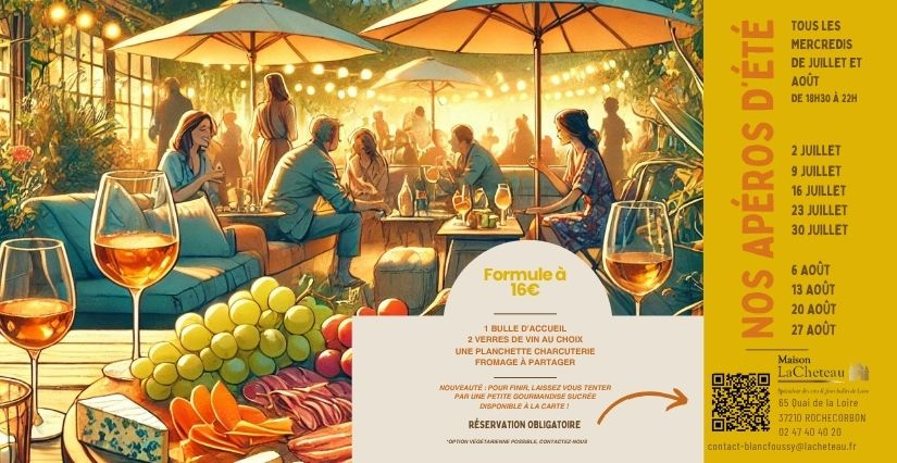 Apéros d'été aux Caves Saint Roch à Rochecorbon - Pour les parents !