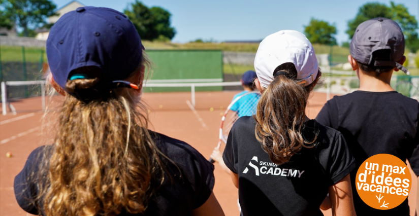 ©skin up academy - stage de tennis enfant et jeunes Stage Jeunes - Tennis Academy - niveau semi Intensif - à Skin up Academy à Azay-le-Rideau (à 25 min de Tours)