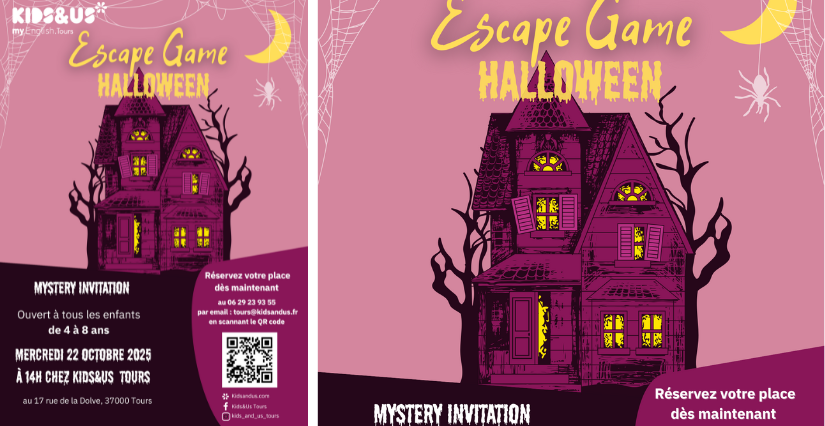 Nouveau ! L'Escape game Kids and Us des Fun Weeks des vacances de la Toussaint