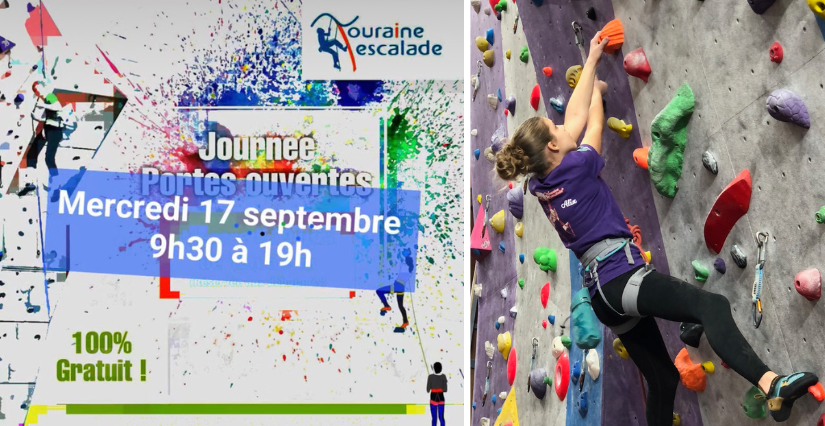 Journée "Portes Ouvertes" chez Touraine Escalade à Saint-Pierre-des-Corps