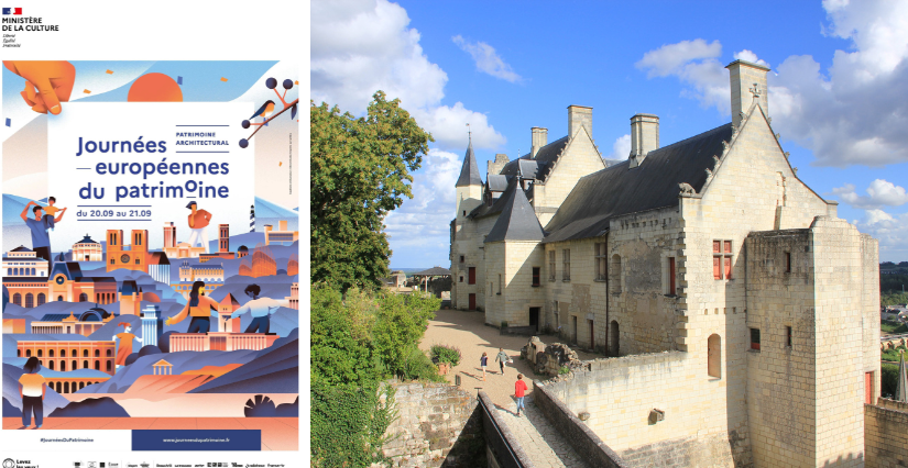 JEP 2025 à la Forteresse de Chinon Les Journées européennes du Patrimoine 2025 à la Forteresse Royale de Chinon