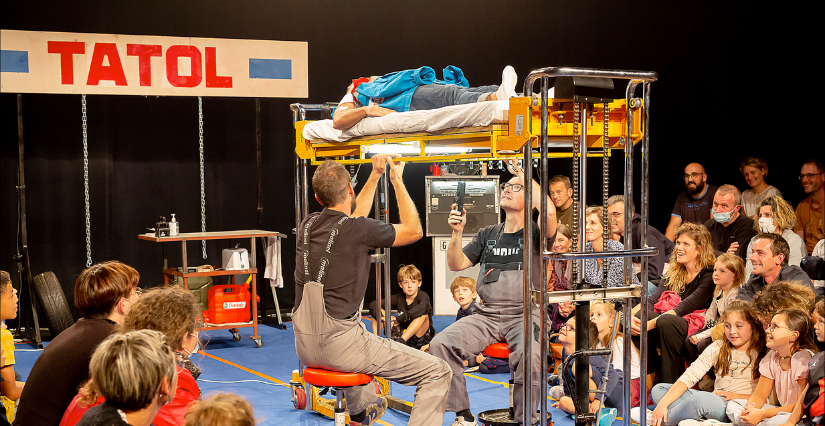 Le Garage à papa, un spectacle jeune public à la Salle Val de Loire à Noizay