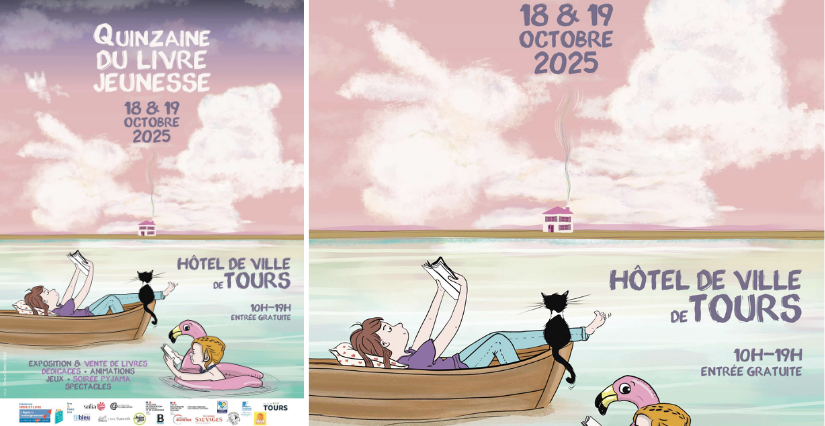 Quinzaine du livre jeunesse à l'hôtel de ville de Tours pour célébrer la lecture et s'amuser !