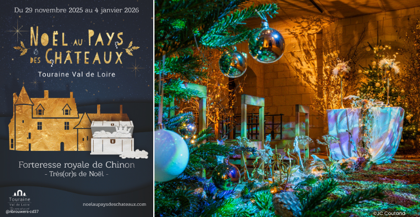 "Noël au Pays des Châteaux" à la Forteresse royale de Chinon