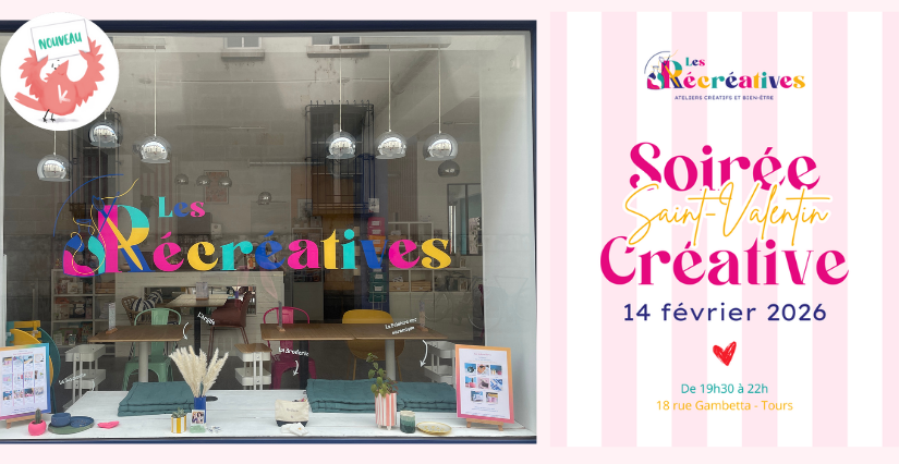 Les ateliers libres ou encadrés de février aux Récréatives à Tours