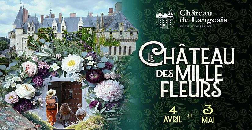 Le Château des Mille Fleurs, l'exposition de Pâques à voir en famille au Château de Langeais, à 30 min de Tours