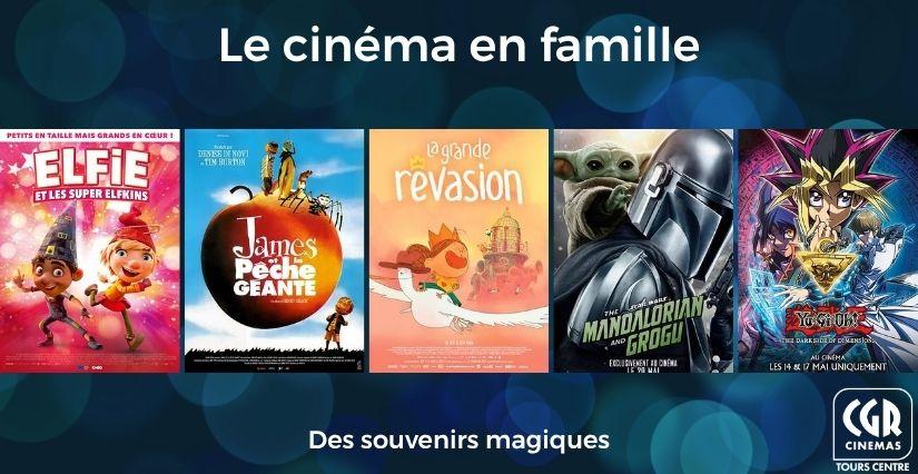 Le cinéma en famille au mois de mai au cinéma CGR de Tours Centre
