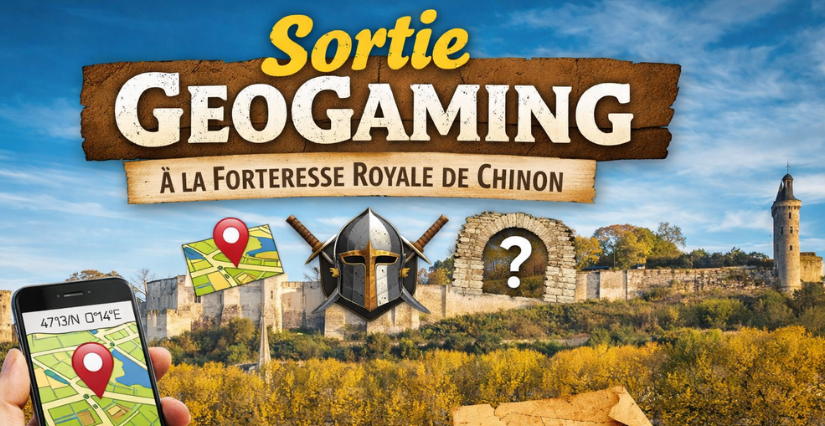Jeu de piste (GéoGaming) « Bâtir un château-fort » à la Forteresse royale de Chinon