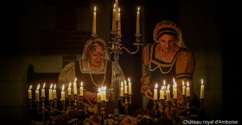 Balades nocturnes aux chandelles au Château royal d'Amboise